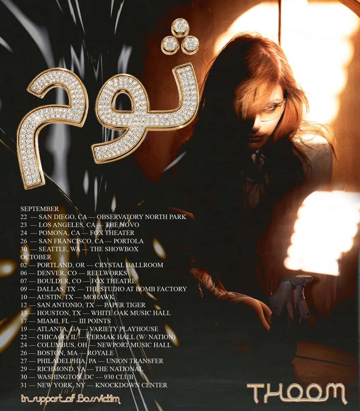 White Flag Tour (with Bassvictim) poster